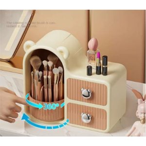 Plastic Cosmetic Organizer with Drawers, Makeup Storage Box