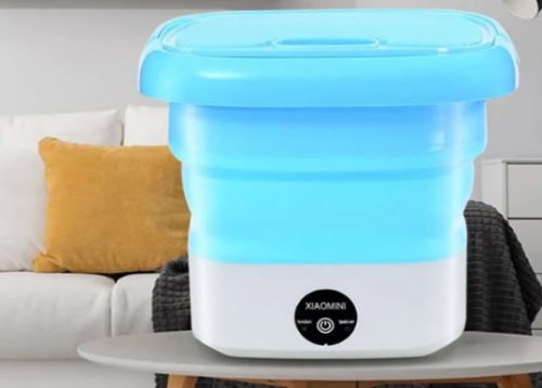Powerful Mini Foldable Washing Machine with dryer - Image 2